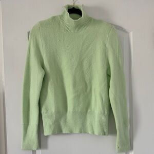Zara Light Green Turtleneck Sweater